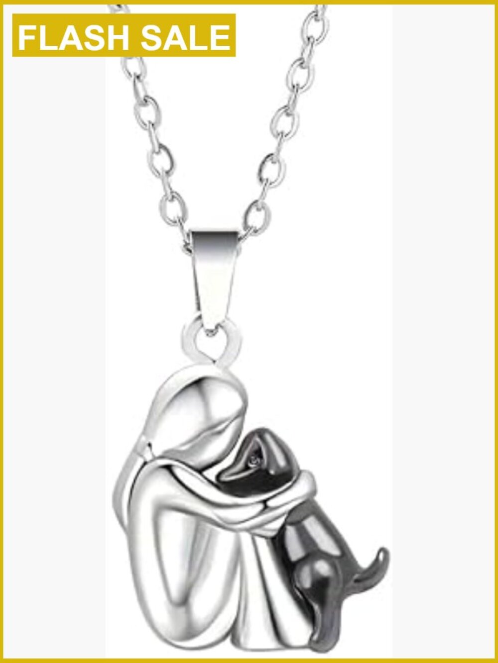I Love My Dog Chain Pendant Necklace Pet Lover Puppy Mom